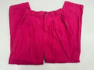 Tamaridge Womens Dress Pants Size 6 Pink Pleated High Waisted Trousers Vintage